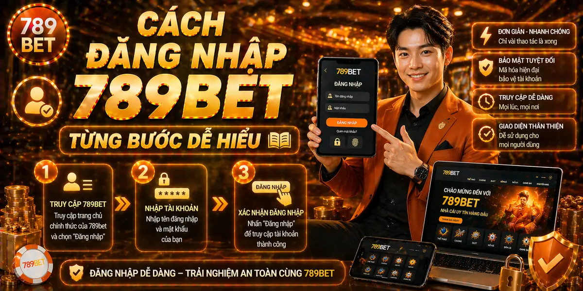 Cách đăng nhập 789bet từng bước dễ hiểu