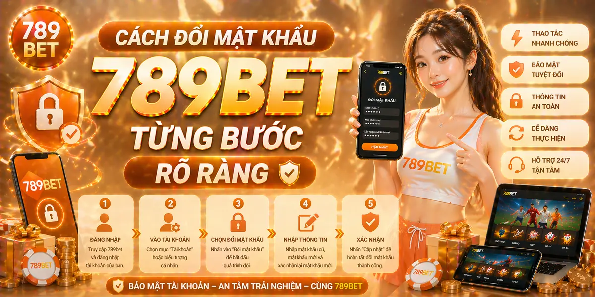 Cách đổi mật khẩu 789bet từng bước rõ ràng