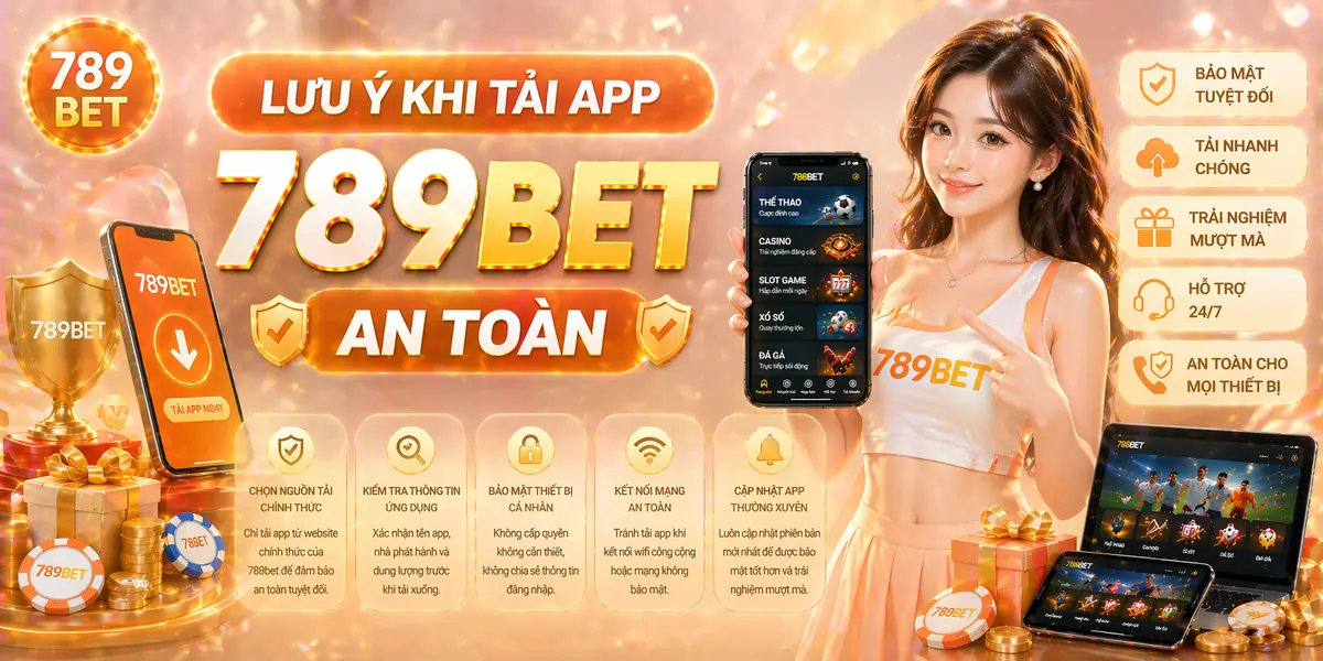 Lưu ý khi tải app 789bet an toàn