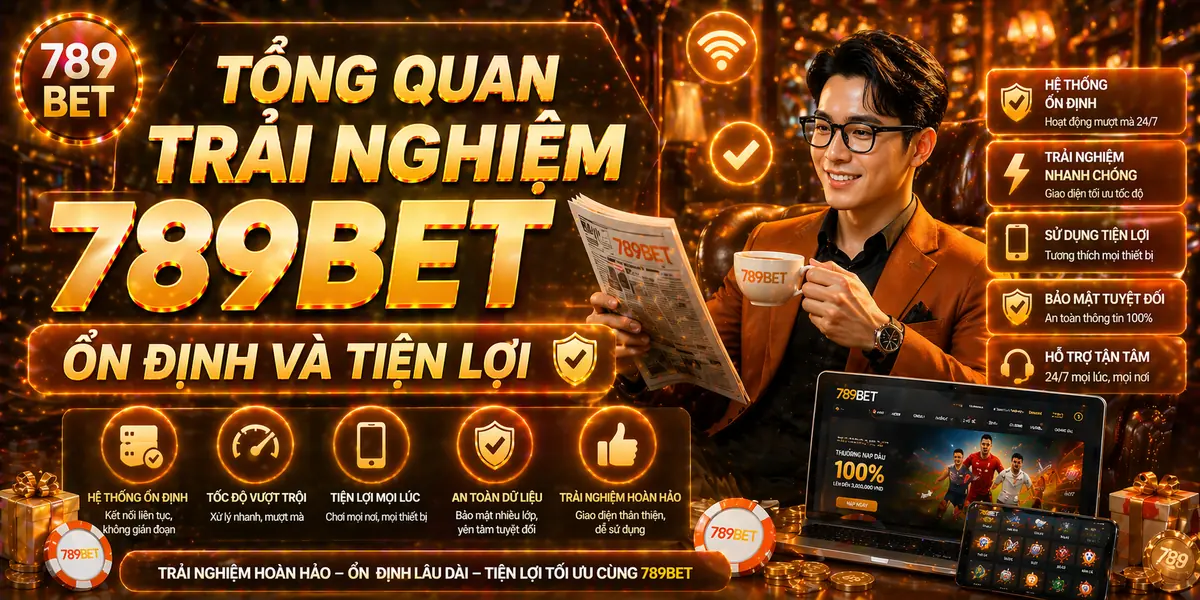 Tổng quan trải nghiệm 789bet ổn định và tiện lợi